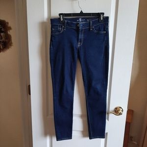 7 for all Mankind size 28 skinny jeans